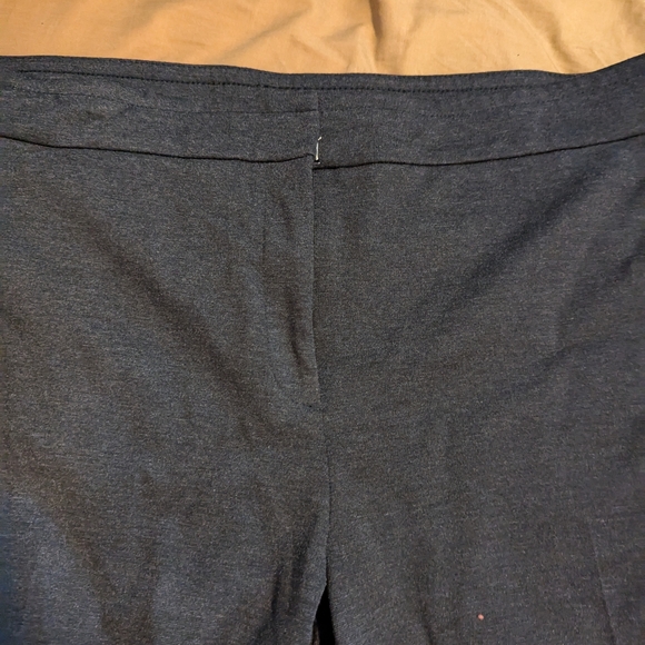 Chico's Size 3 Dark Grey Work Slacks - Picture 2 of 4